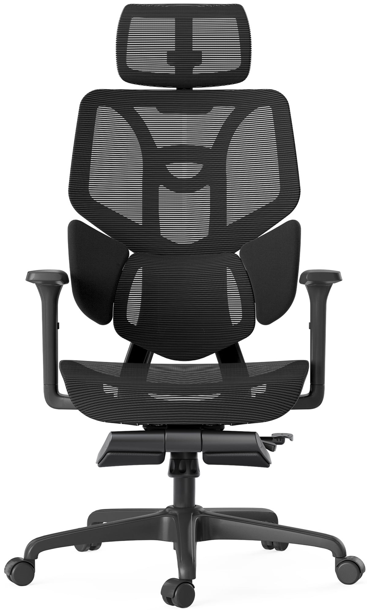 Hbada E3 Ergonomic Office Chair Elastic Adaptative Adjustment Back ... intended for Office Chair Ergonomic Back Support