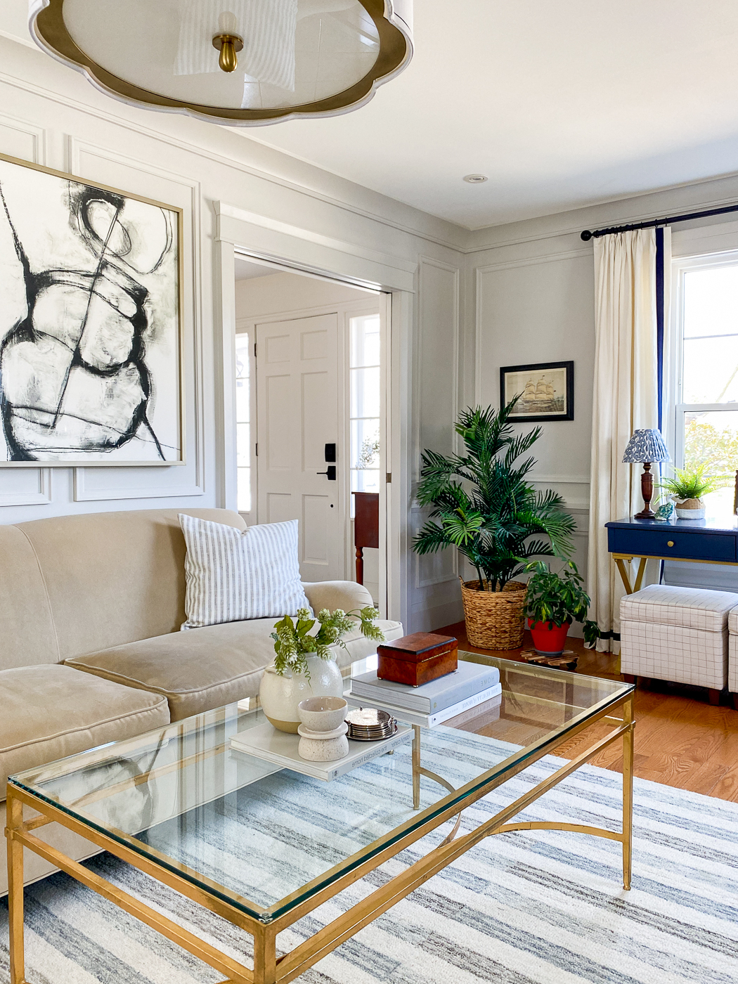 How To Arrange Furniture In A Long Narrow Living Room - Rambling Renovators regarding Lighting tricks for making narrow living spaces feel larger