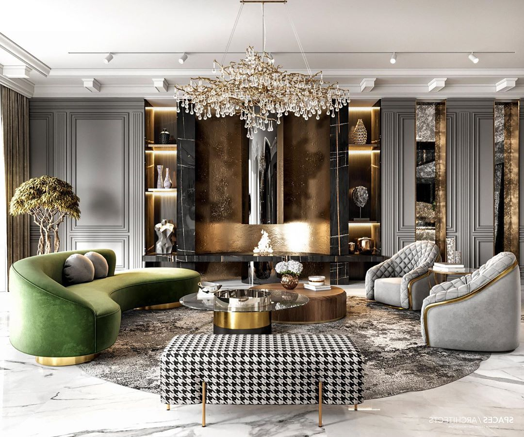 How To Combine A Luxury Modern & Classic Interior | Insplosion with regard to Modern Furniture Interior Design
