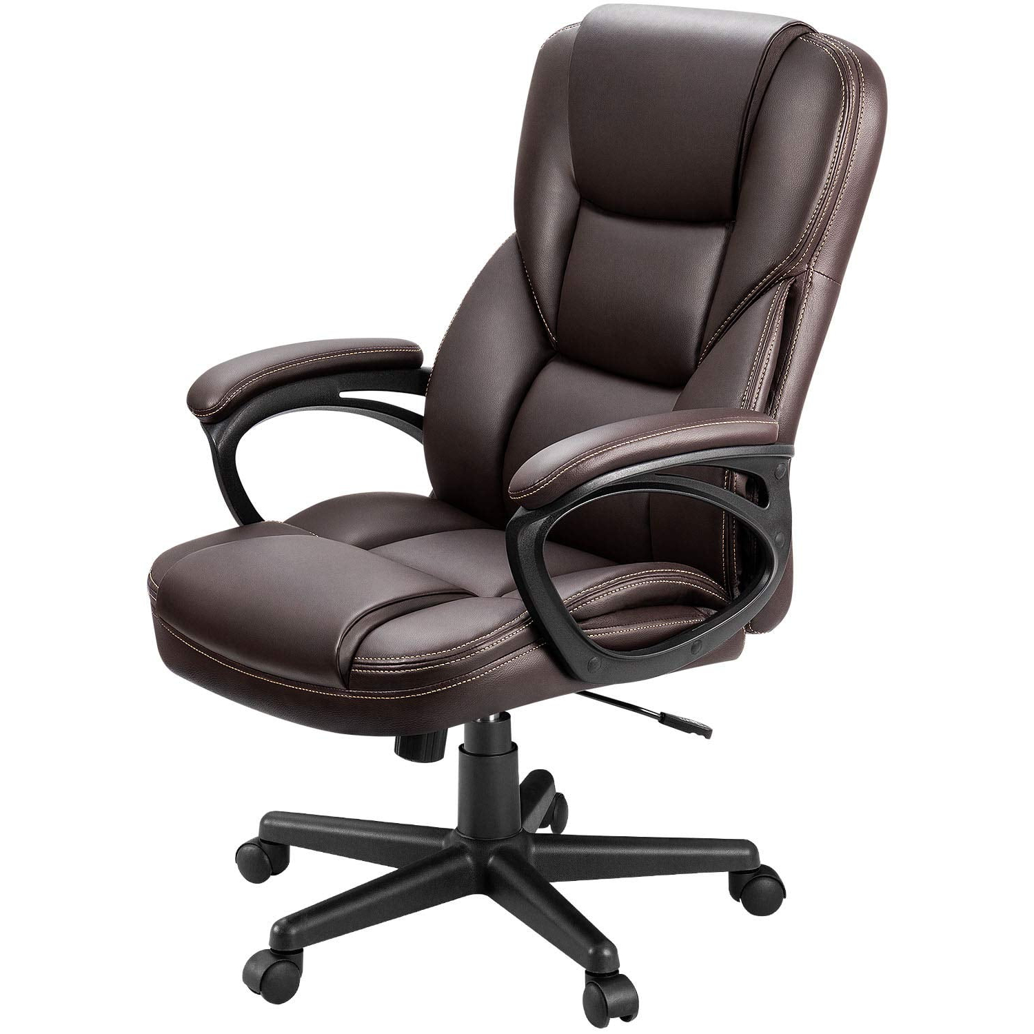Lacoo Faux Leather High-Back Executive Office Chair With Lumbar Support ... in Office Chair Executive