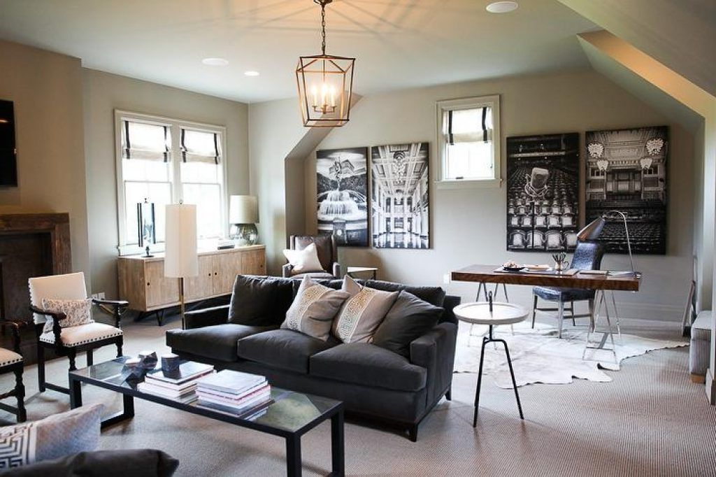 Living Room Office Combo | Home Interior Design | Living Room Office ... regarding Office And Living Room Ideas