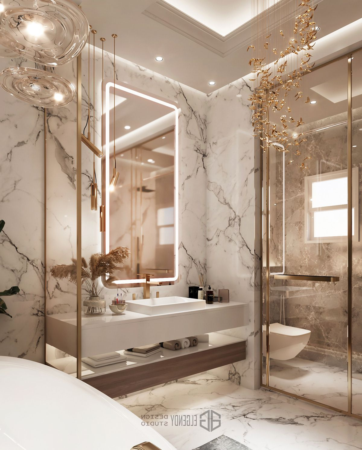 Luxury Bathroom Design On Behance | Modern Luxury Bathroom, Bathroom ... with regard to Bathroom Design Luxury