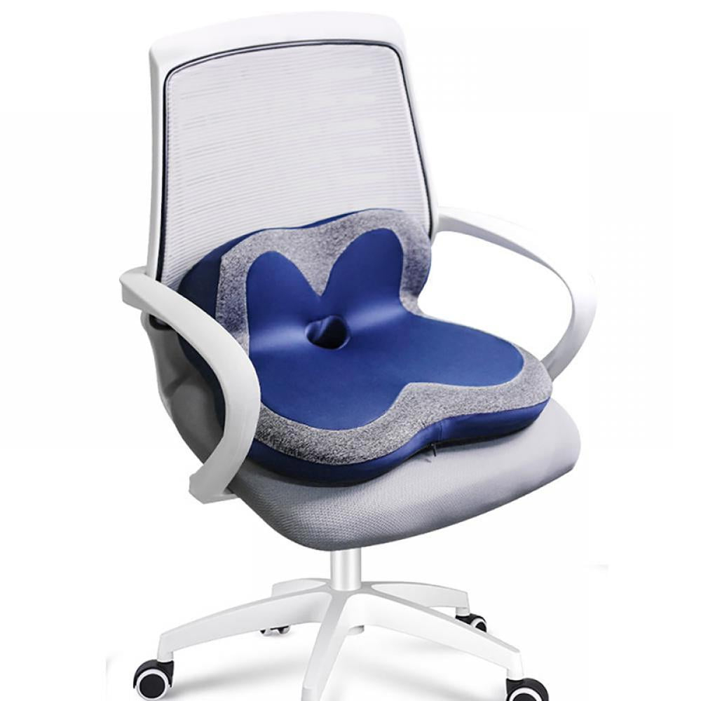 Memory Foam Seat Cushion - Helps With Sciatica Back Pain - Perfect For ... throughout Office Chair Cushion For Back Pain