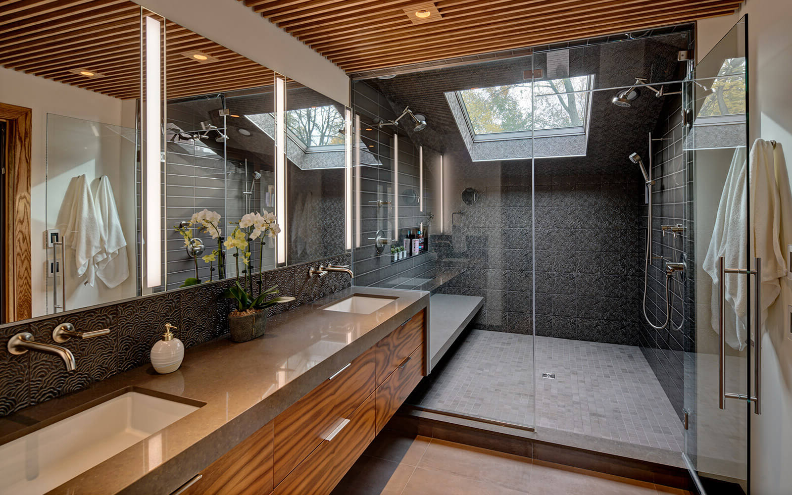 Modern Bathroom Design - Drury Design intended for Bathroom design styles that actually work for small spaces