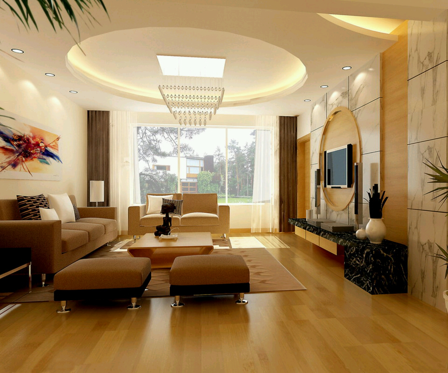 Modern Interior Decoration Living Rooms Ceiling Designs Ideas. | New ... for New Home Interior Design Ideas