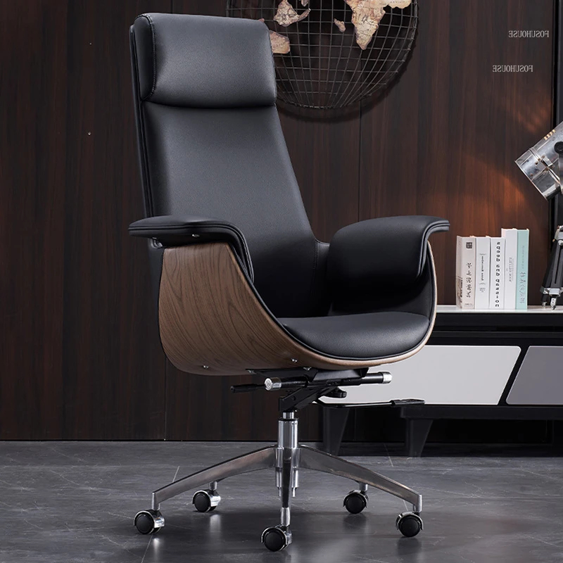 Nordic-High-End-Office-Chairs-Modern-Office-Furniture-Boss-Chair-Lift ... pertaining to The Science Behind Ergonomic Support in High-End Office Seating