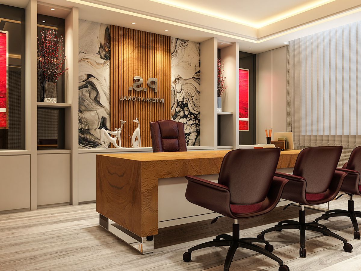 Office Interior Design & Visualization On Behance | Small Office Design ... regarding Interior Design Ideas For Small Office