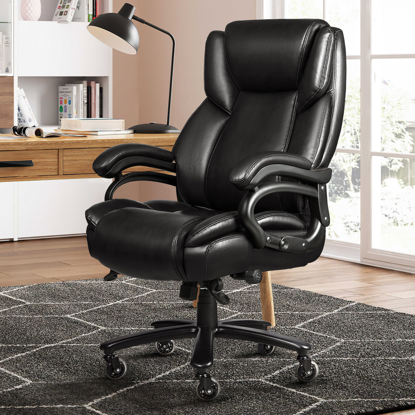 Red Barrel Studio® Mathieson Big And Tall Office Chair 500Lbs ... throughout Office Chair Big And Tall