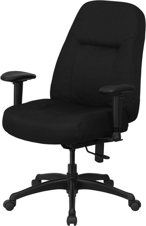 The Office Leader. 400 Lb. Capacity Big And Tall Black Fabric Office ... for The hidden engineering secrets of heavy-duty office seating solutions
