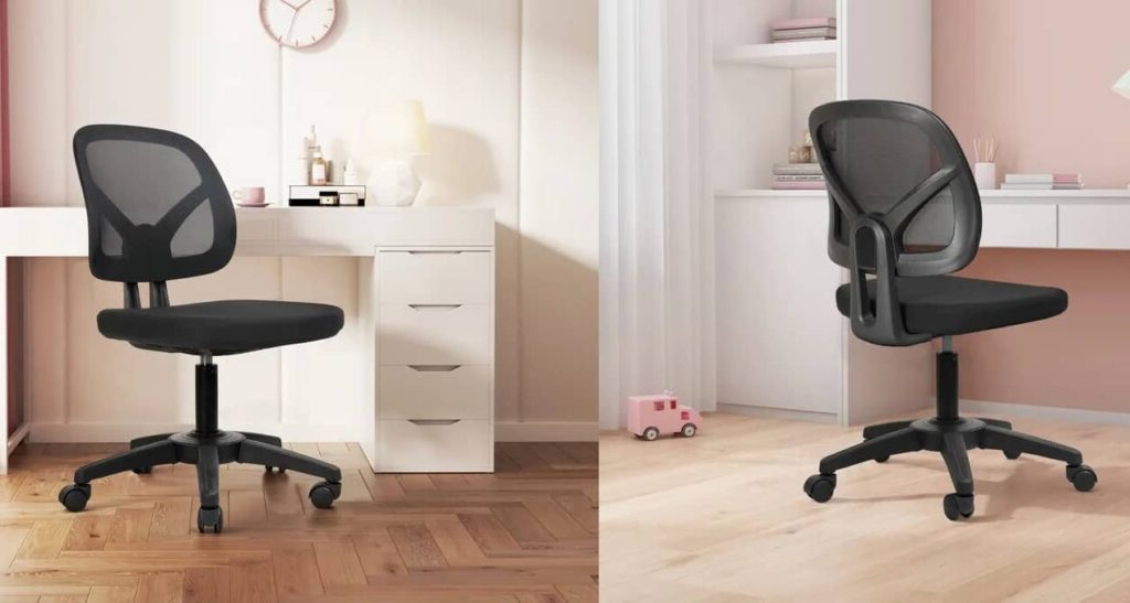 Top 5 Best Armless Office Chairs With Decent Back Support within Office Chair Armless