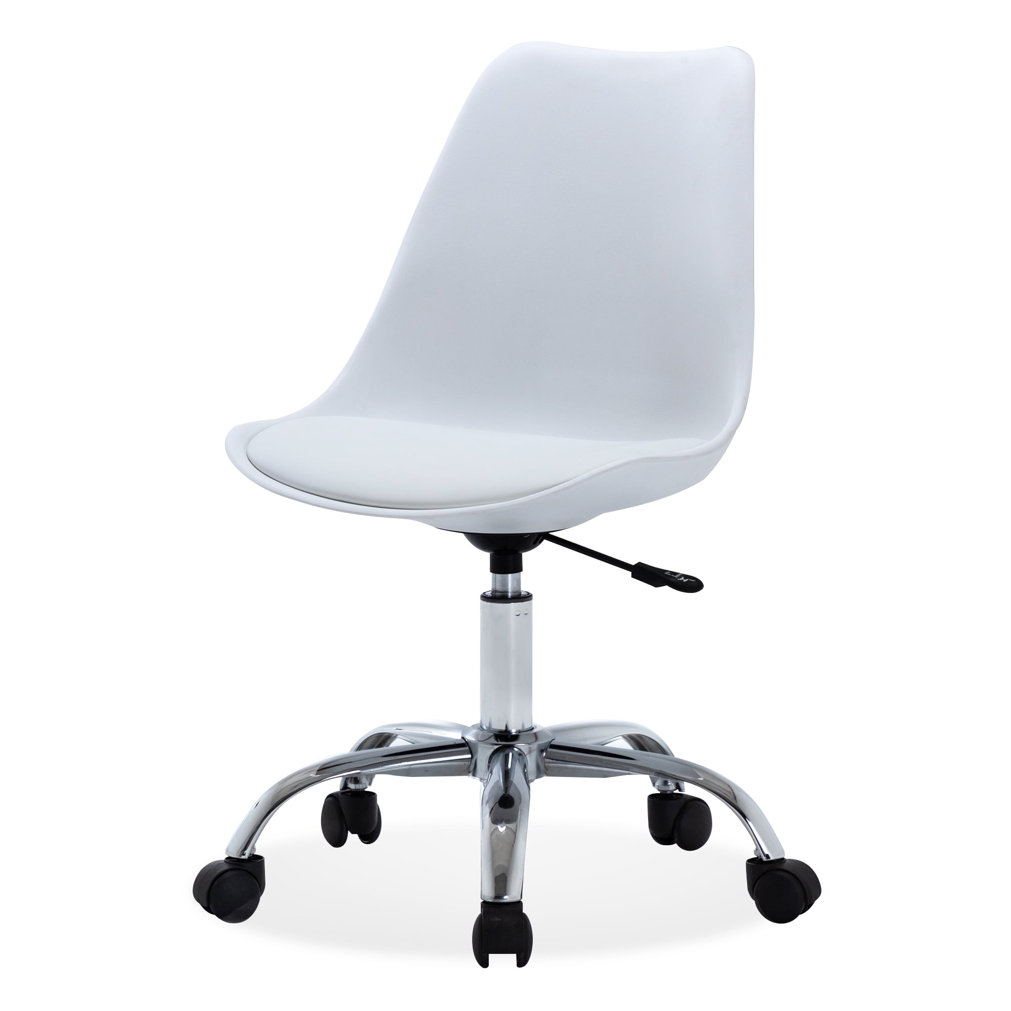 White Leather Executive Desk Chair At Tom Wildes Blog intended for Office Chair White