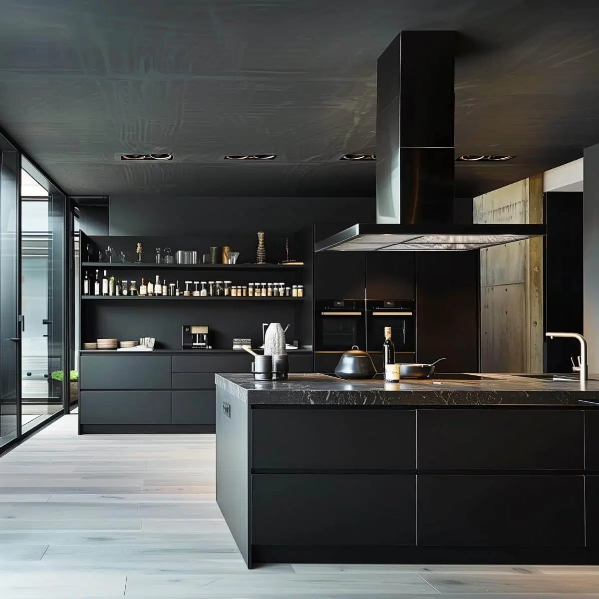 25+ Modern Black Kitchens So Gorgeous, You'll Want To Throw A Dinner ... throughout How to Incorporate Black Elements Into Your Modern Kitchen Without Overpowering the Space