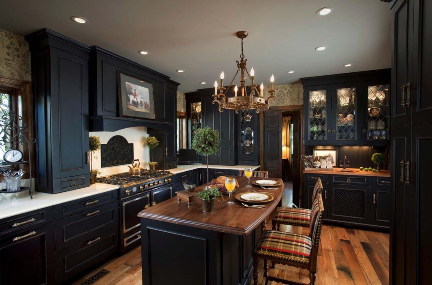 43 Dramatic Black Kitchens For A Bold Statement pertaining to Kitchen Ideas Black