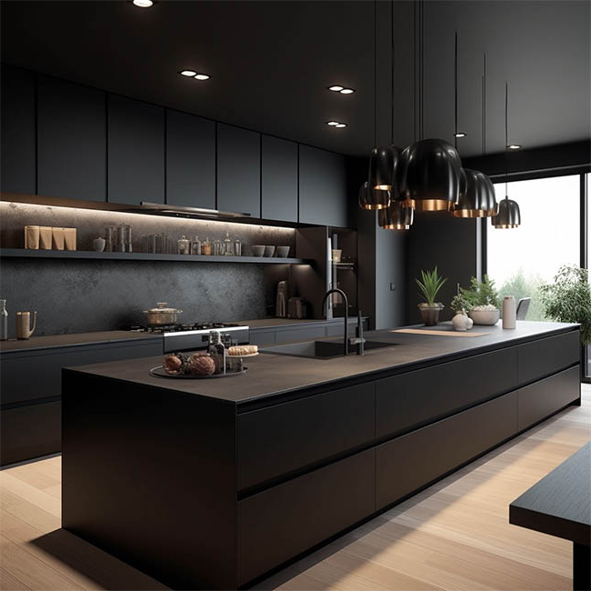 Black Kitchen Cabinets Online At Michael Dittmer Blog regarding How to Incorporate Black Elements Into Your Modern Kitchen Without Overpowering the Space