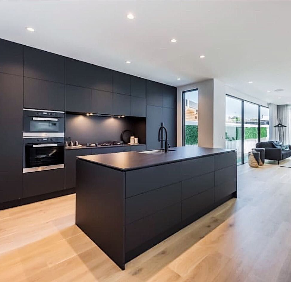 Black Modern Kitchen Ideas At Edward Criss Blog pertaining to Black kitchen inspiration for homeowners seeking sophistication