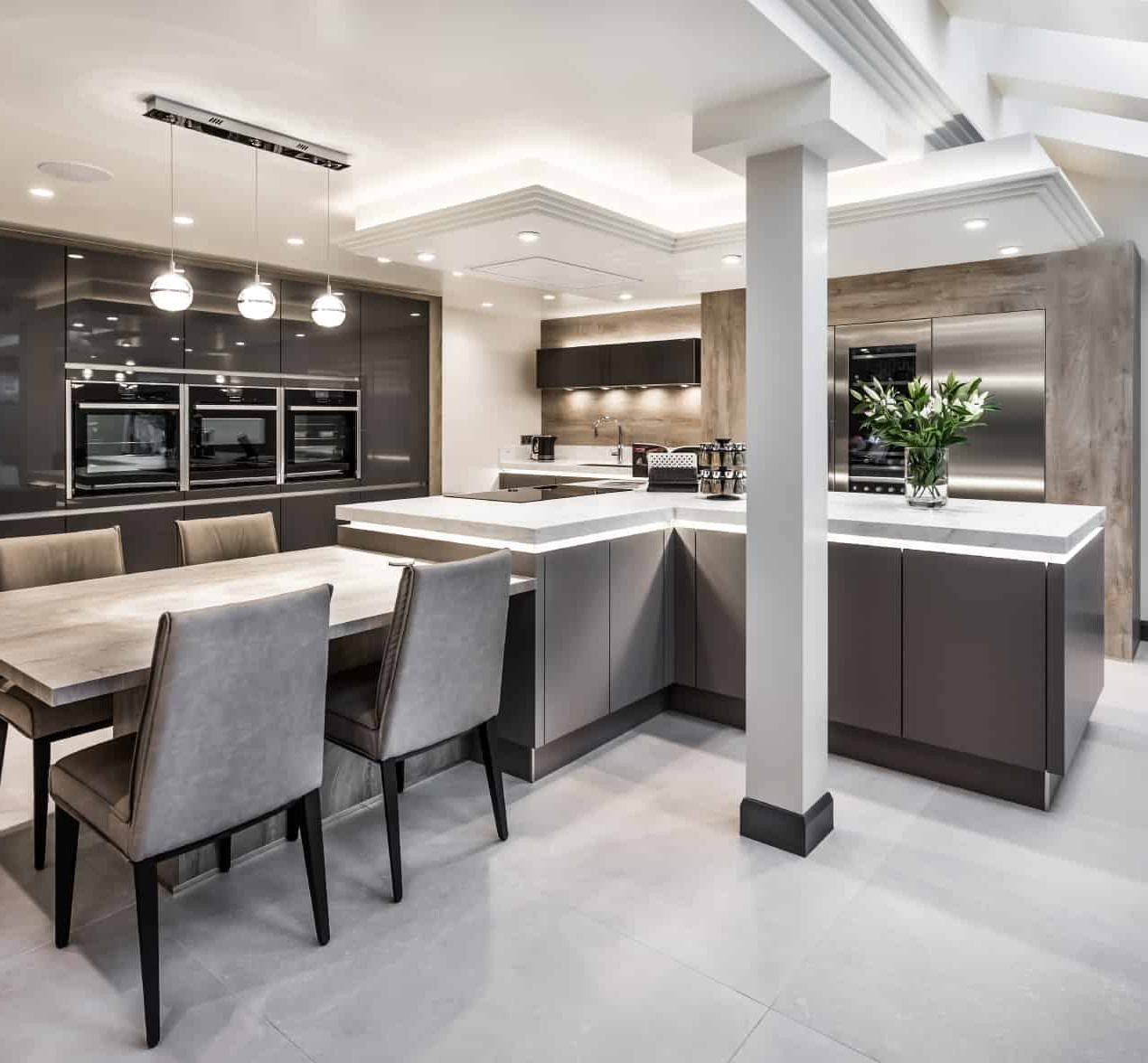 Contemporary Designer Kitchens | Contemporary Kitchen Design Centre inside Modern Kitchen Pictures