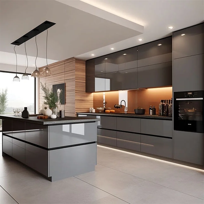 Modern Kitchen Cabinets For 50 Luxury Modern Kitchen Design Ideas That regarding The Psychology Behind Popular Contemporary Cabinet Finishes