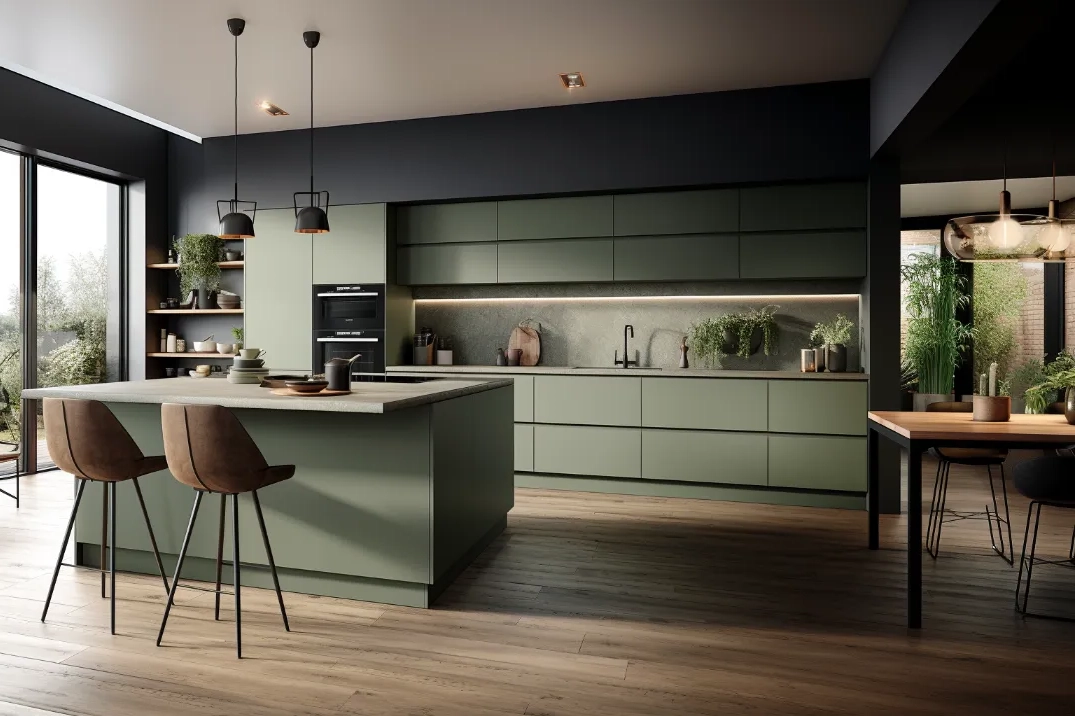 The Top Modern Kitchen Colors Of 2023 | Oppolia throughout Modern kitchen colors that stand the test of time